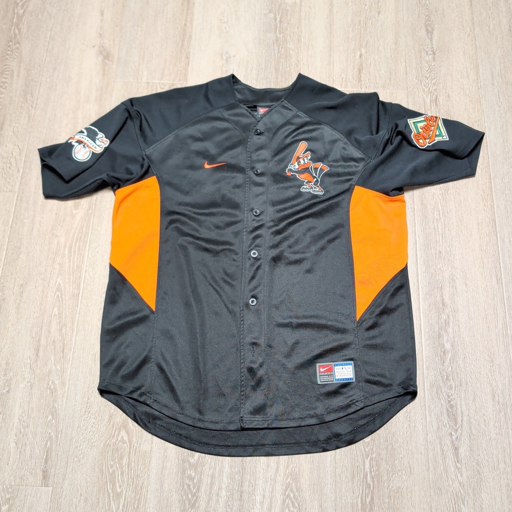 Rare Vintgae Nike Baltimore Orioles Sosa 21 MLB Baseball Jersey Mens XL Black